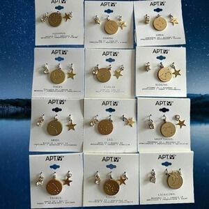 Kohl’s Apt.9 ZODIAC CHARMS MIX & MATCH FOR BRACELETS CROCS EARRINGS - ANY 12